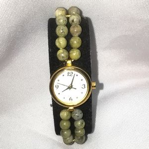 Green Agate Healing Watch